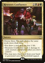 Matte Finish New Capenna Commander Riveteers Confluence ( #79 )