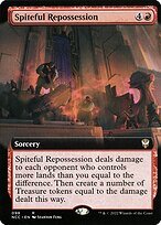 Matte Finish New Capenna Commander Spiteful Repossession ( #98 )