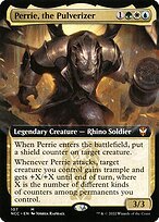 Matte Finish New Capenna Commander Perrie, the Pulverizer ( #107 )