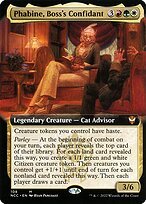 Matte Finish New Capenna Commander Phabine, Boss's Confidant ( #108 )