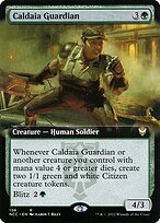 Matte Finish New Capenna Commander Caldaia Guardian ( #156 )