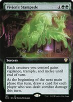 Matte Finish New Capenna Commander Vivien's Stampede ( #165 )