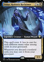 Matte Finish New Capenna Commander Oskar, Rubbish Reclaimer ( #177 )
