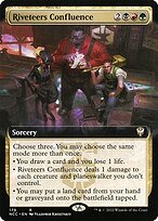Matte Finish New Capenna Commander Riveteers Confluence ( #179 )