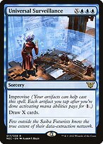 Glossy Finish Neon Dynasty Commander Universal Surveillance ( #17 )