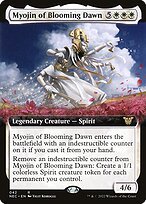 Glossy Finish Neon Dynasty Commander Myojin of Blooming Dawn ( #42 )