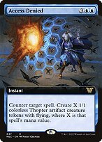 Glossy Finish Neon Dynasty Commander Access Denied ( #47 )
