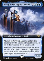 Glossy Finish Neon Dynasty Commander Myojin of Cryptic Dreams ( #52 )