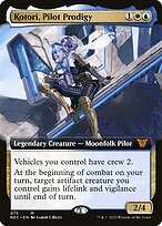 Glossy Finish Neon Dynasty Commander Kotori, Pilot Prodigy ( #75 )