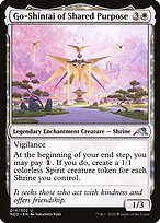 Glossy Finish Kamigawa: Neon Dynasty Go-Shintai of Shared Purpose ( #14 )