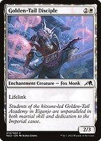Glossy Finish Kamigawa: Neon Dynasty Golden-Tail Disciple ( #15 )