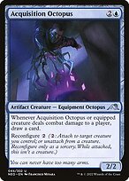 Glossy Finish Kamigawa: Neon Dynasty Acquisition Octopus ( #44 )