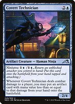Glossy Finish Kamigawa: Neon Dynasty Covert Technician ( #49 )