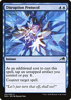 Glossy Finish Kamigawa: Neon Dynasty Disruption Protocol ( #51 )