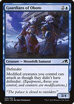Glossy Finish Kamigawa: Neon Dynasty Guardians of Oboro ( #56 )