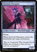 Glossy Finish Kamigawa: Neon Dynasty Network Disruptor ( #71 )