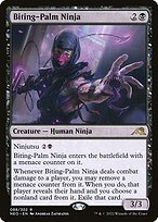 Glossy Finish Kamigawa: Neon Dynasty Biting-Palm Ninja ( #88 )