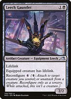 Glossy Finish Kamigawa: Neon Dynasty Leech Gauntlet ( #106 )