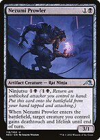Glossy Finish Kamigawa: Neon Dynasty Nezumi Prowler ( #116 )