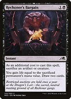 Glossy Finish Kamigawa: Neon Dynasty Reckoner's Bargain ( #120 )