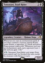 Glossy Finish Kamigawa: Neon Dynasty Tatsunari, Toad Rider ( #123 )