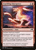 Glossy Finish Kamigawa: Neon Dynasty Crackling Emergence ( #136 )