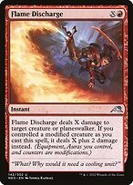 Glossy Finish Kamigawa: Neon Dynasty Flame Discharge ( #142 )