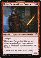 Glossy Finish Kamigawa: Neon Dynasty Heiko Yamazaki, the General ( #146 )