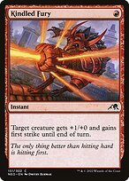 Glossy Finish Kamigawa: Neon Dynasty Kindled Fury ( #151 )
