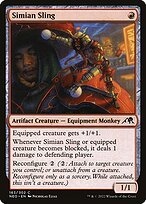 Glossy Finish Kamigawa: Neon Dynasty Simian Sling ( #163 )