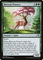 Glossy Finish Kamigawa: Neon Dynasty Blossom Prancer ( #175 )