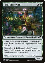 Glossy Finish Kamigawa: Neon Dynasty Jukai Preserver ( #195 )