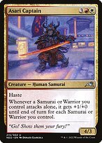 Glossy Finish Kamigawa: Neon Dynasty Asari Captain ( #215 )