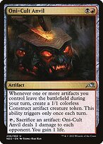 Glossy Finish Kamigawa: Neon Dynasty Oni-Cult Anvil ( #230 )