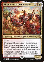 Glossy Finish Kamigawa: Neon Dynasty Risona, Asari Commander ( #233 )