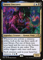 Glossy Finish Kamigawa: Neon Dynasty Satoru Umezawa ( #234 )