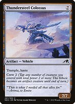 Glossy Finish Kamigawa: Neon Dynasty Thundersteel Colossus ( #261 )