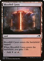 Glossy Finish Kamigawa: Neon Dynasty Bloodfell Caves ( #264 )