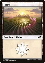 Glossy Finish Kamigawa: Neon Dynasty Plains ( #283 )
