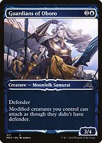 Glossy Finish Kamigawa: Neon Dynasty Guardians of Oboro ( #317 )