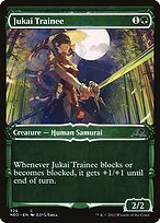 Glossy Finish Kamigawa: Neon Dynasty Jukai Trainee ( #326 )