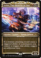 Glossy Finish Kamigawa: Neon Dynasty Isshin, Two Heavens as One ( #328 )