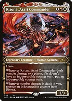 Glossy Finish Kamigawa: Neon Dynasty Risona, Asari Commander ( #330 )