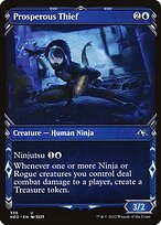 Glossy Finish Kamigawa: Neon Dynasty Prosperous Thief ( #336 )
