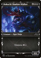 Glossy Finish Kamigawa: Neon Dynasty Dokuchi Shadow-Walker ( #339 )