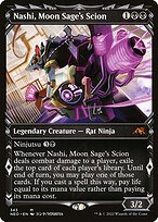 Glossy Finish Kamigawa: Neon Dynasty Nashi, Moon Sage's Scion ( #343 )