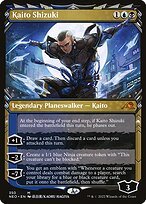 Glossy Finish Kamigawa: Neon Dynasty Kaito Shizuki ( #350 )