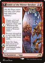 Glossy Finish Kamigawa: Neon Dynasty Fable of the Mirror-Breaker // Reflection of Kiki-Jiki ( #357 )
