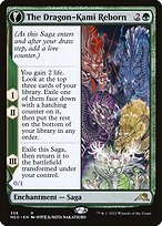 Glossy Finish Kamigawa: Neon Dynasty The Dragon-Kami Reborn // Dragon-Kami's Egg ( #358 )