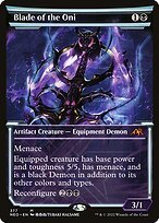 Glossy Finish Kamigawa: Neon Dynasty Blade of the Oni ( #377 )